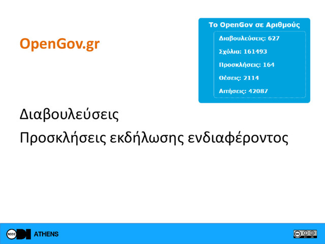 OpenGov.gr
Διαβουλεύσεις
Προσκλήσεις εκδήλωσης ενδιαφέροντος
