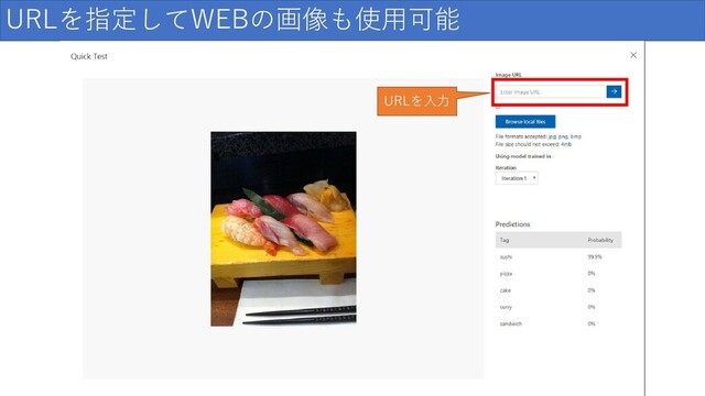 URLを指定してWEBの画像も使用可能
URLを入力
