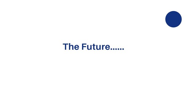 The Future......
