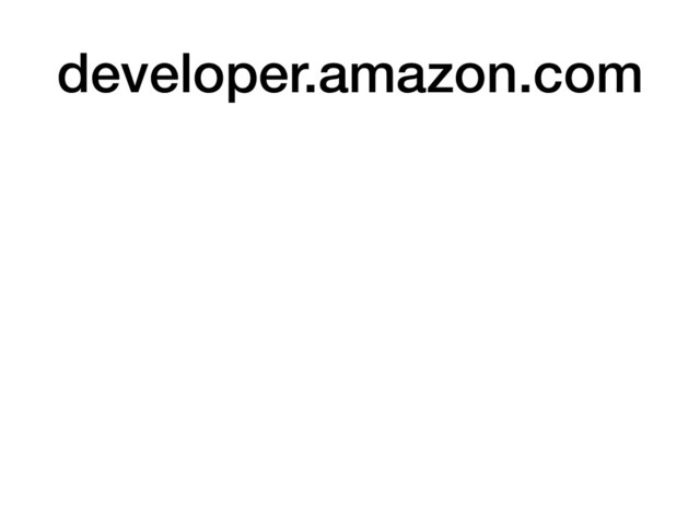 developer.amazon.com

