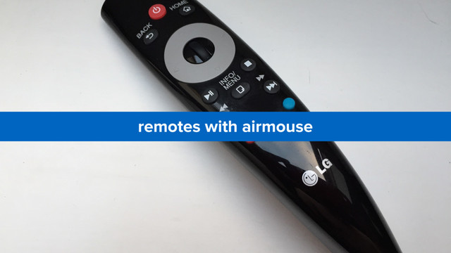 remotes with airmouse
