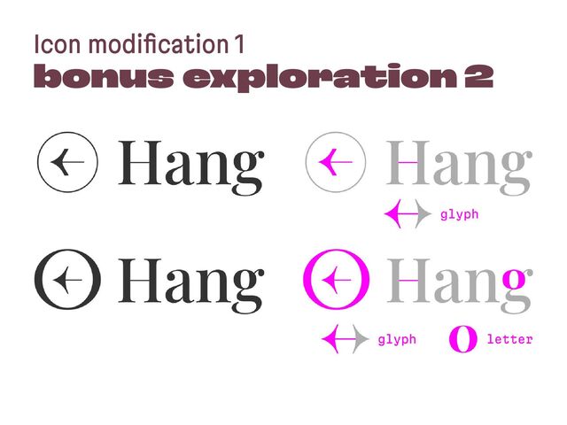 Icon modification 1
bonus exploration 2
