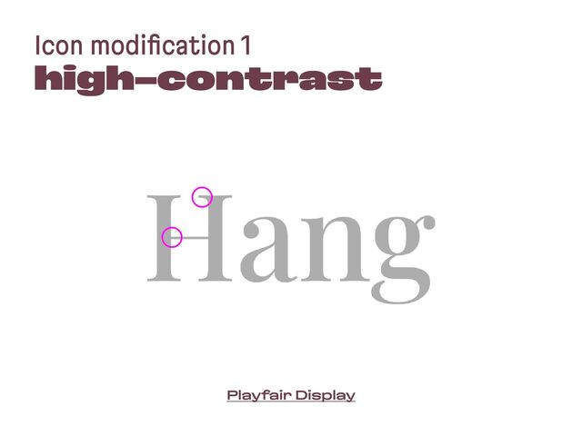 Icon modification 1
high-contrast
Playfair Display
