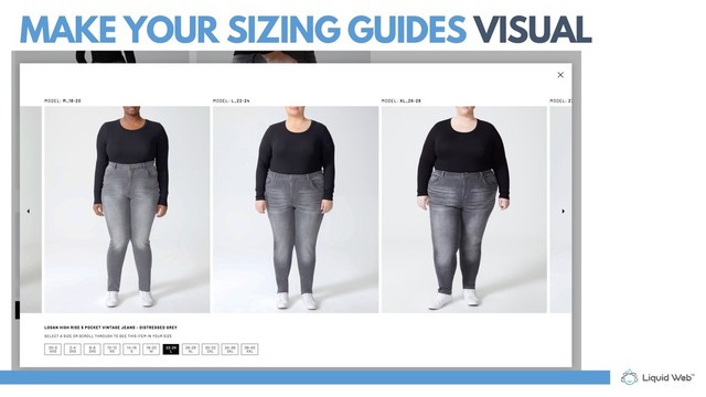MAKE YOUR SIZING GUIDES VISUAL
