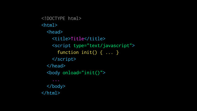 


Title

function init() { ... }



...



