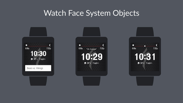 Watch&Face&System&Objects
