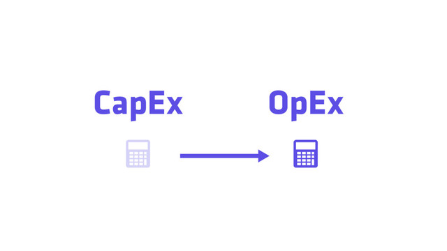 CapEx
#
OpEx
#

