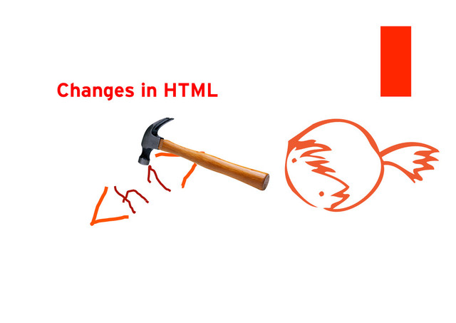 Changes in HTML

