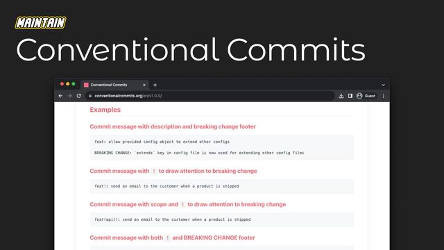 Conventional Commits
