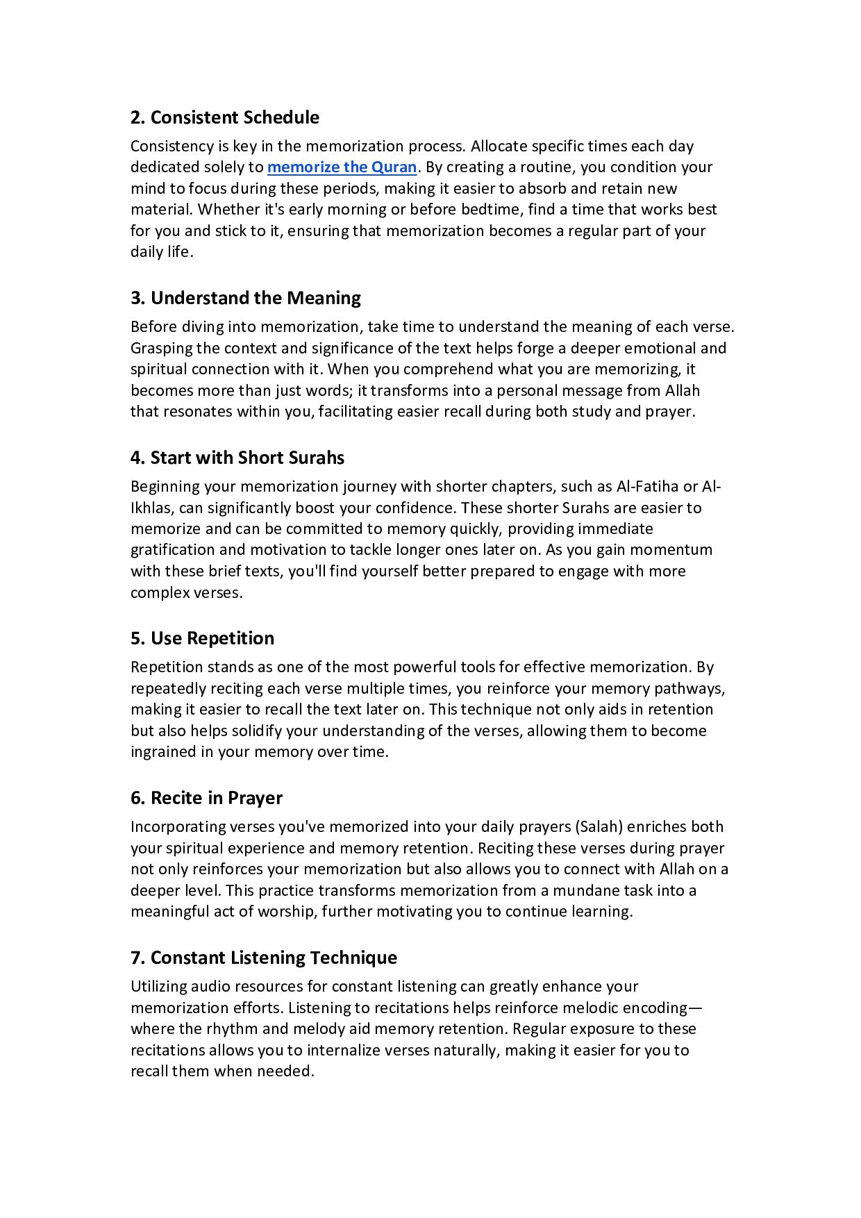 How to Memorize the Quran Effectively Speaker Deck