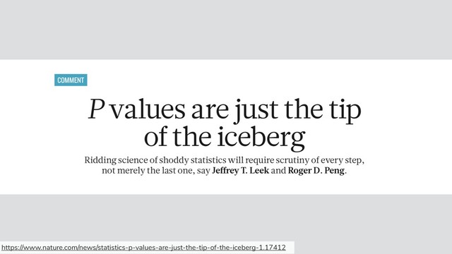 https://www.nature.com/news/statistics-p-values-are-just-the-tip-of-the-iceberg-1.17412
