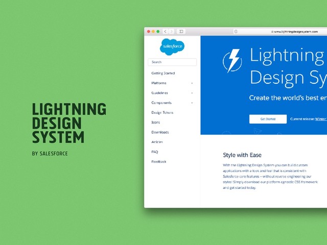 Lightning
Design
System
by salesforce
