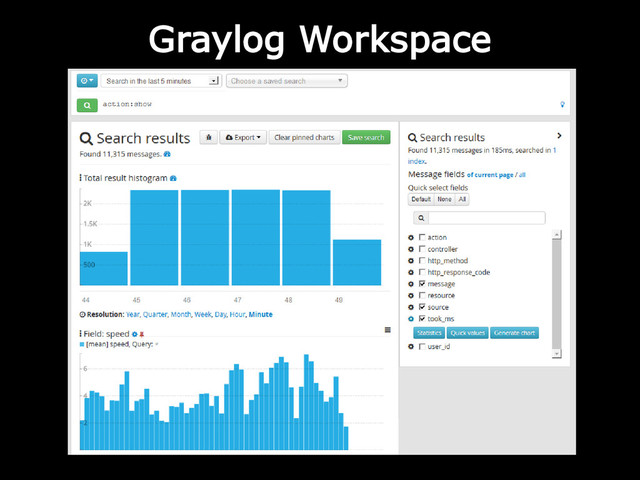 Graylog Workspace

