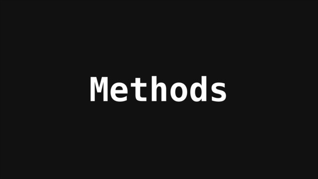 Methods
