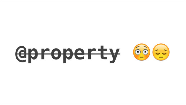 @property 
