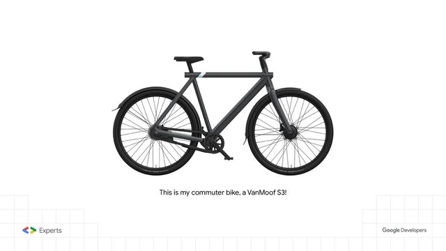 This is my commuter bike, a VanMoof S3!
