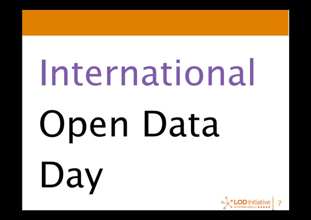 International
Open Data
Day


