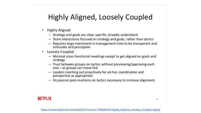 https://www.slideshare.net/reed2001/culture-1798664/94-Highly_Aligned_Loosely_Coupled_Highly
