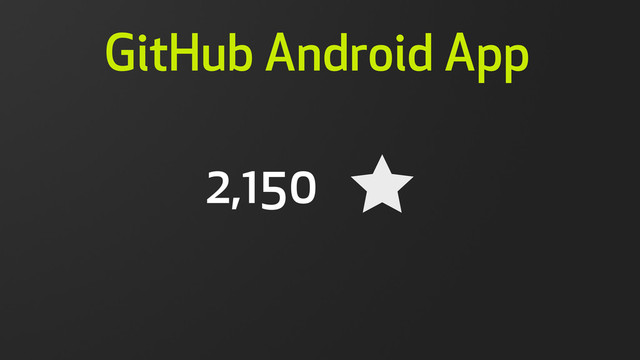 2,150
GitHub Android App

