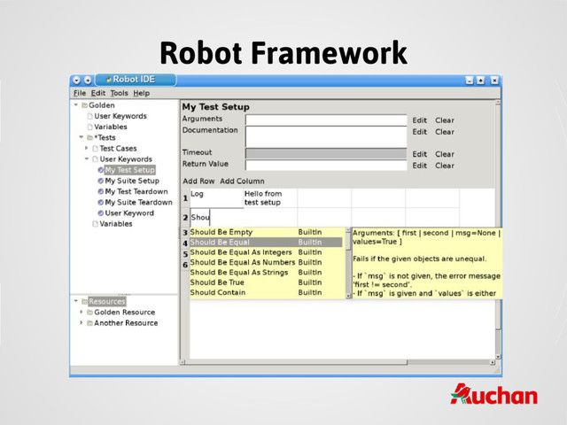 Robot Framework

