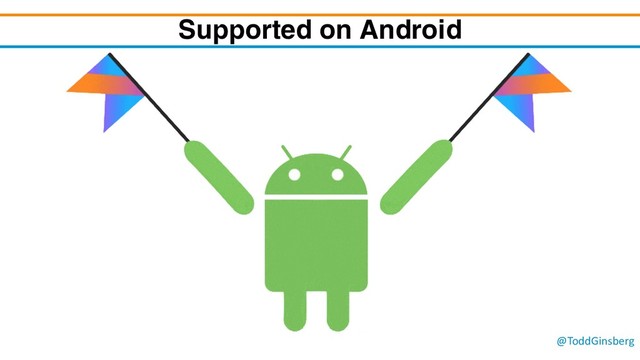 @ToddGinsberg
Supported on Android
