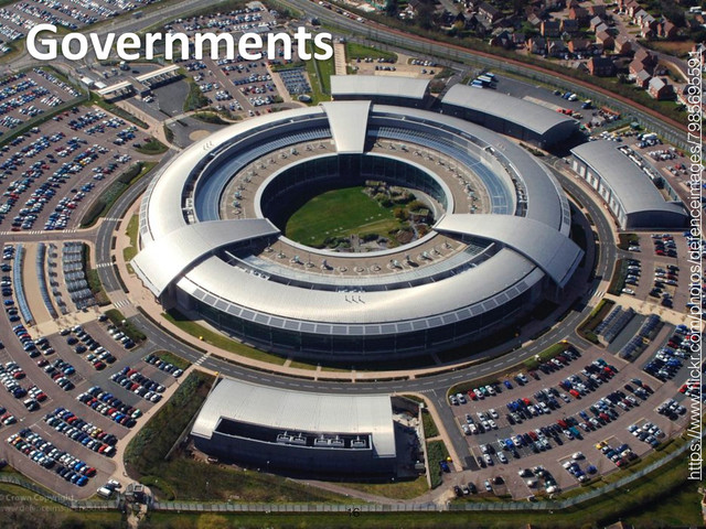 Governments
16
https://www.ﬂickr.com/photos/defenceimages/7985695591
