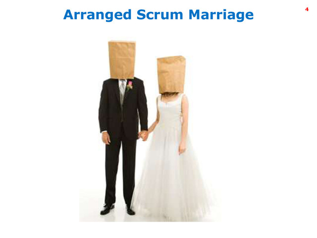 Intel Information Technology
Arranged Scrum Marriage 4

