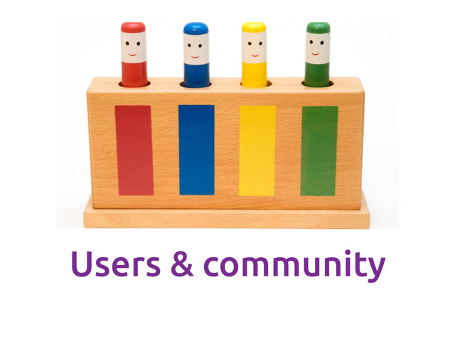 Users & community
