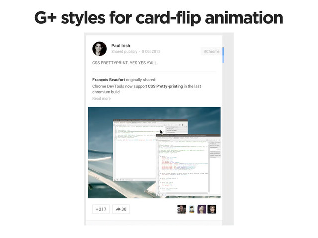 G+ styles for card-flip animation

