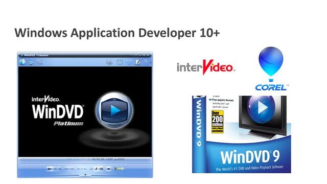 Windows Application Developer 10+

