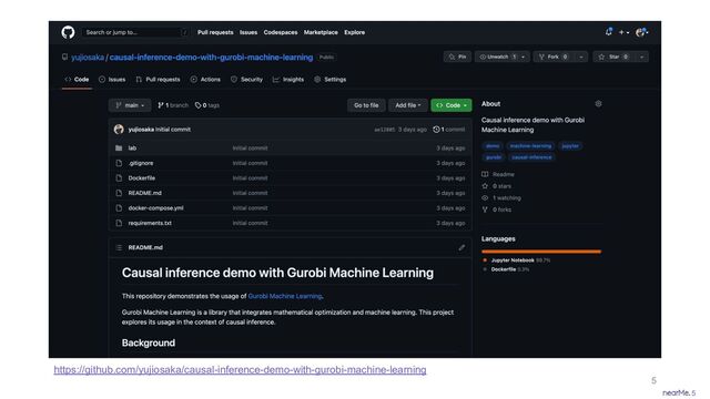 5
5
https://github.com/yujiosaka/causal-inference-demo-with-gurobi-machine-learning
