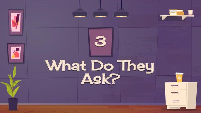 What Do They
Ask?
3
