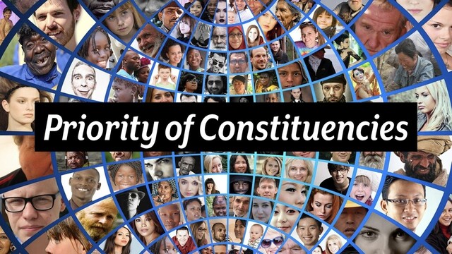 Priority of Constituencies
