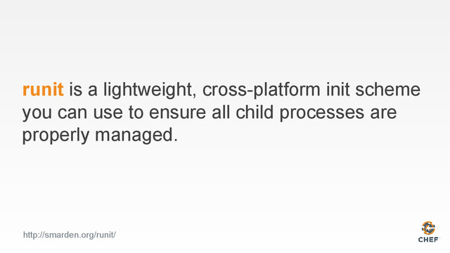 runit is a lightweight, cross-platform init scheme
you can use to ensure all child processes are
properly managed.
http://smarden.org/runit/
