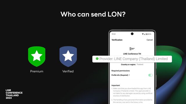 Premium Verified
Who can send LON?
