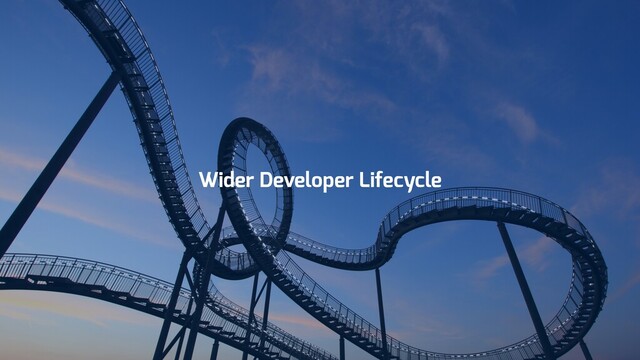 Wider Developer Lifecycle
