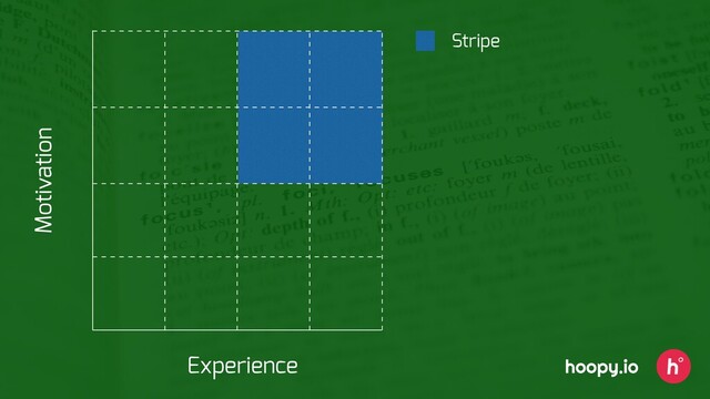 Stripe
Experience
Motivation
hoopy.io
