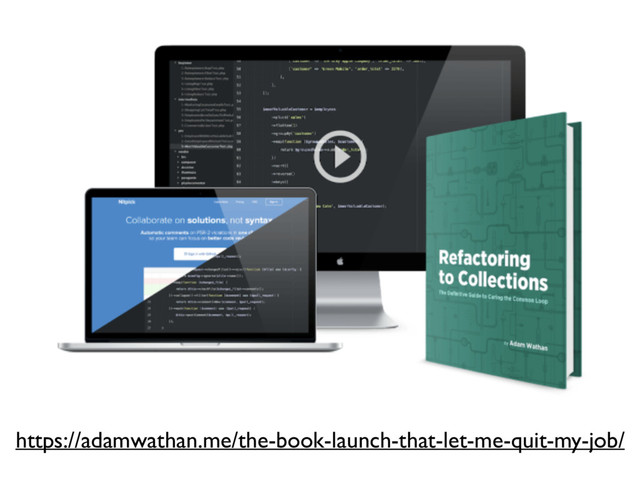 https://adamwathan.me/the-book-launch-that-let-me-quit-my-job/
