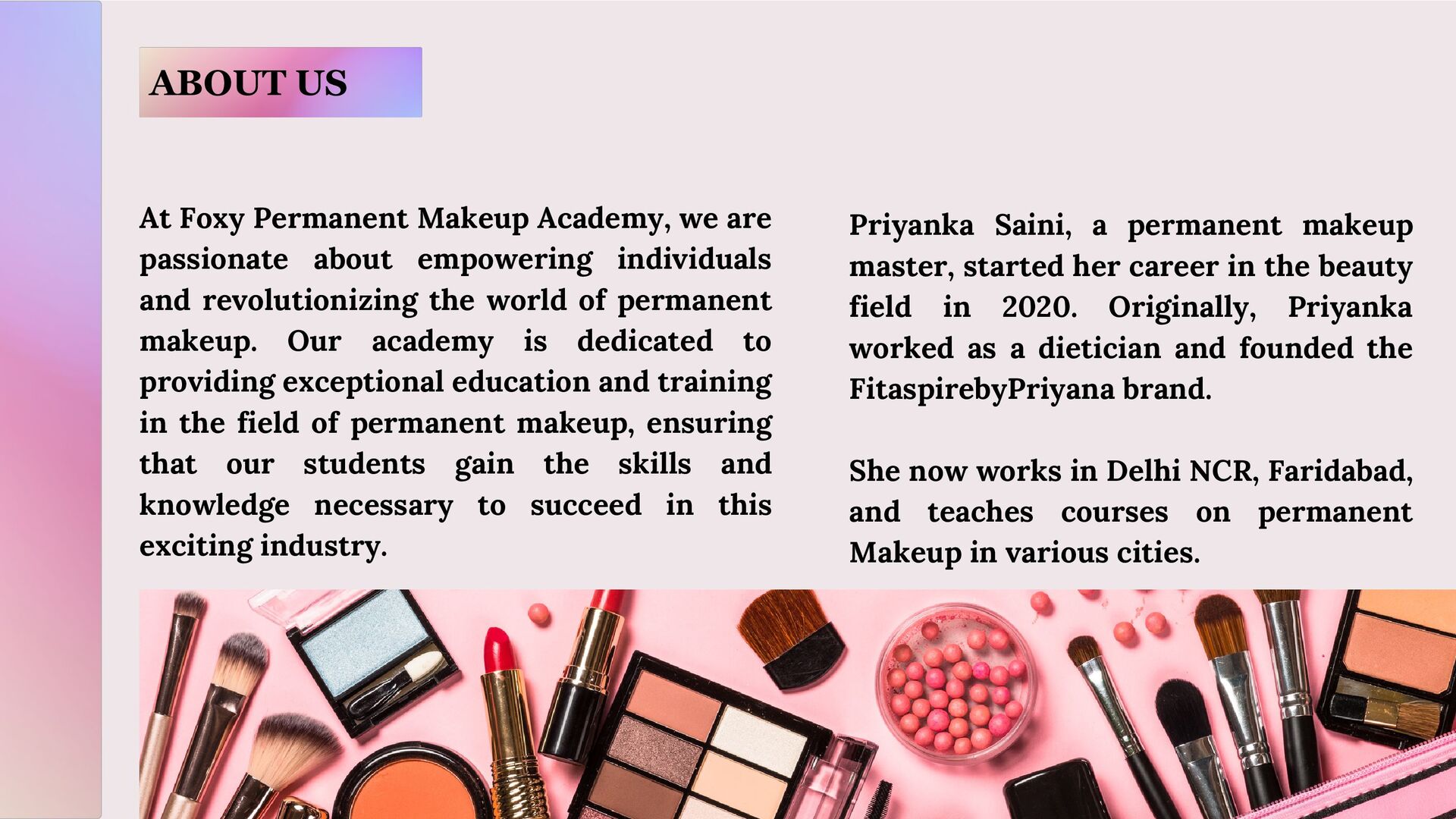 Best Permanent Makeup Academy in Delhi Speaker Deck