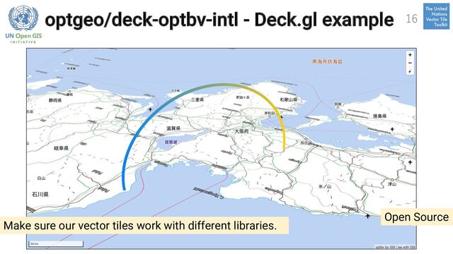 optgeo/deck-optbv-intl - Deck.gl example 16
Open Source
Make sure our vector tiles work with different libraries.
