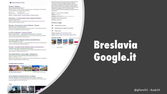Breslavia
Google.it
@gfiorelli1 - #sob19
