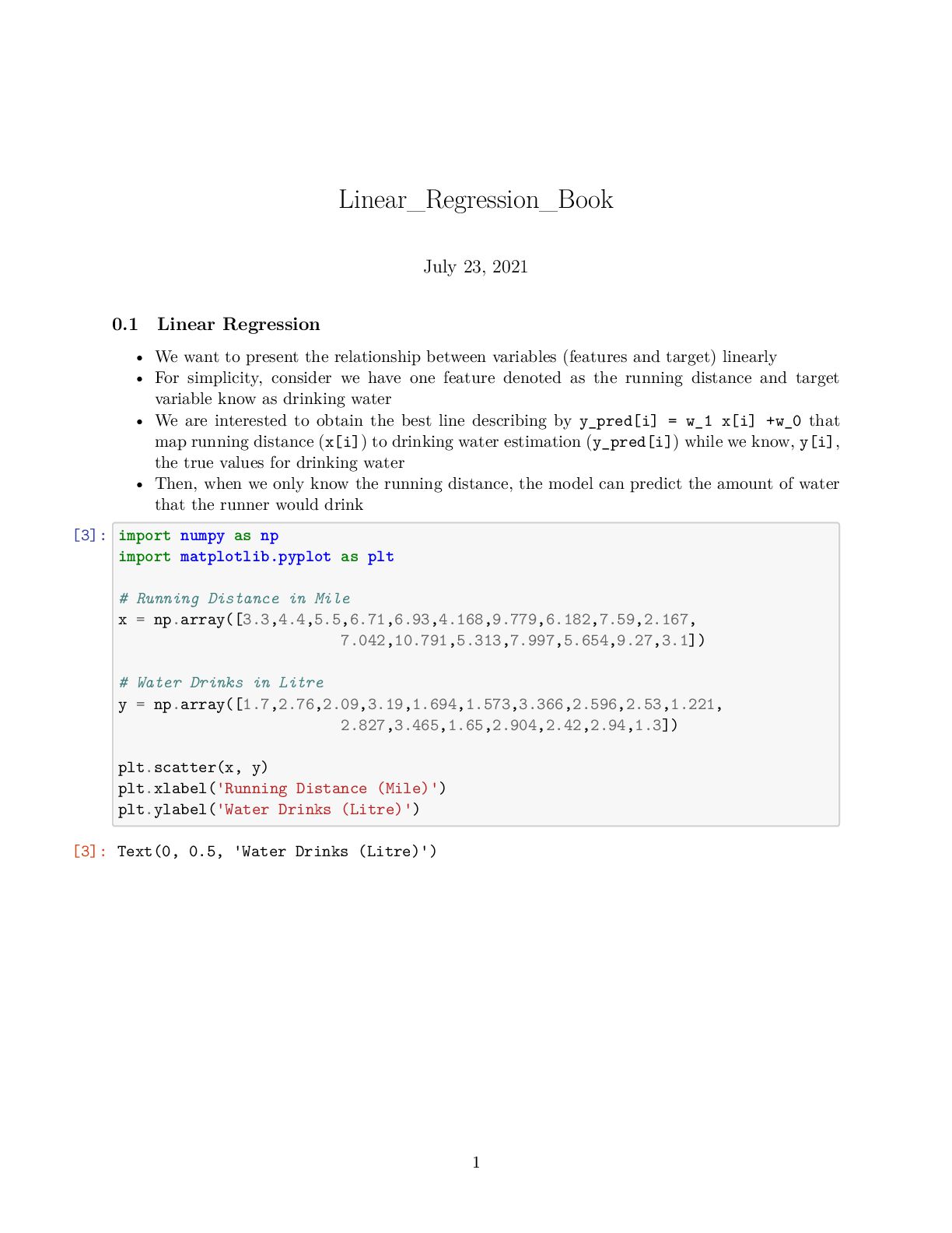 Linear Regression Basics - Speaker Deck