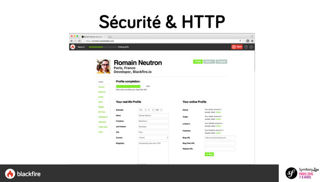 Sécurité & HTTP
