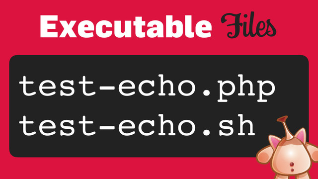 Files
test-echo.php
test-echo.sh
Executable
