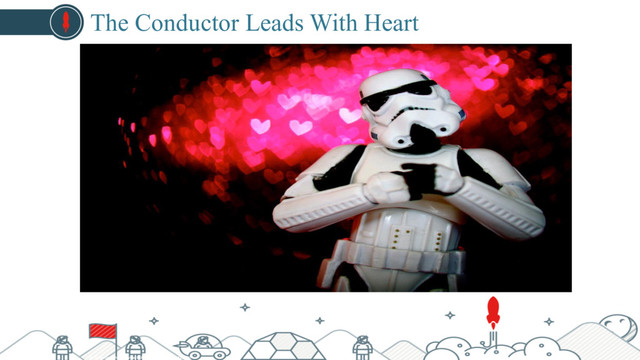 cc: JD Hancock - https://www.flickr.com/photos/83346641@N00
The Conductor Leads With Heart

