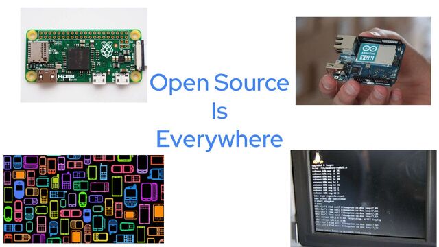 Open Source
Is
Everywhere
