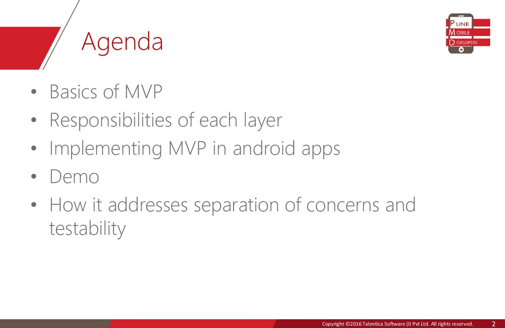 Basics of Android MVP - Speaker Deck