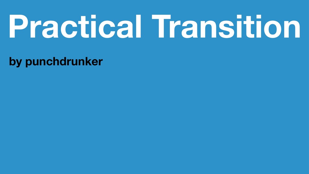 Practical Activity Transition in Android - Speaker Deck