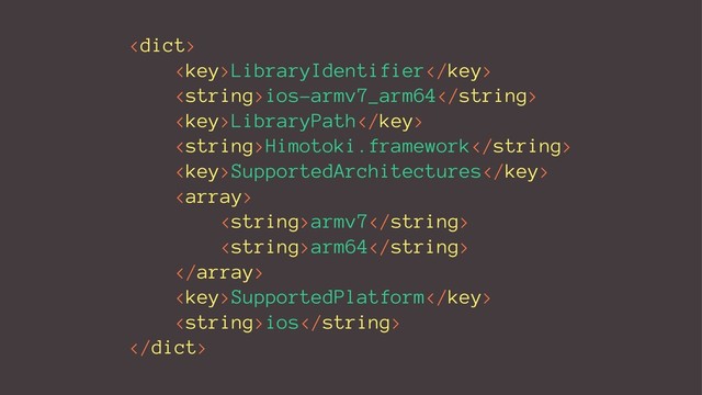 
LibraryIdentifier
ios-armv7_arm64
LibraryPath
Himotoki.framework
SupportedArchitectures

armv7
arm64

SupportedPlatform
ios

