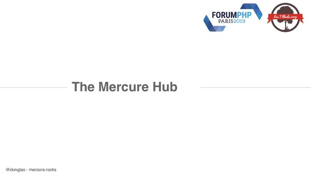 @dunglas - mercure.rocks
The Mercure Hub
